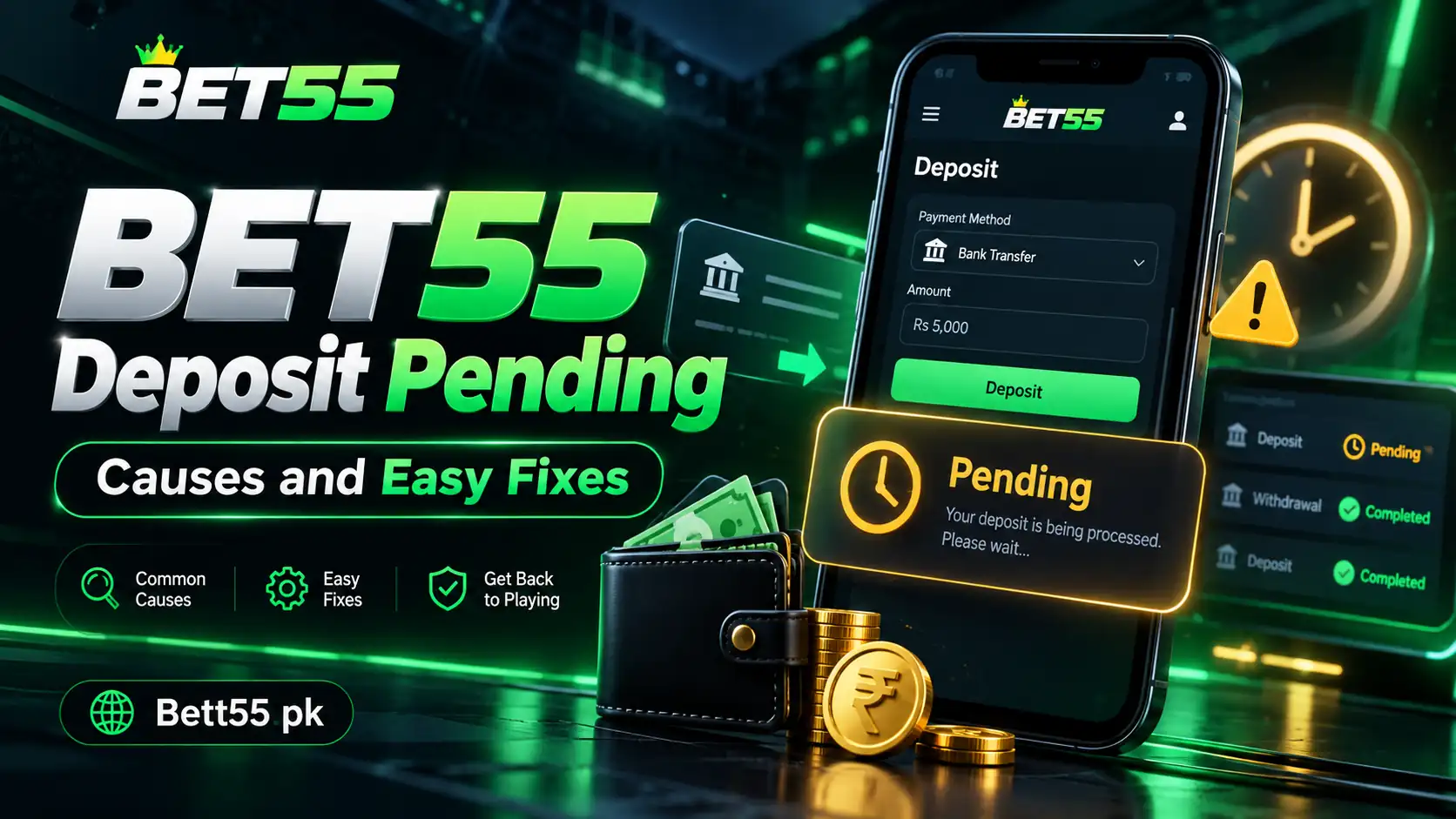 BET55 Deposit Pending