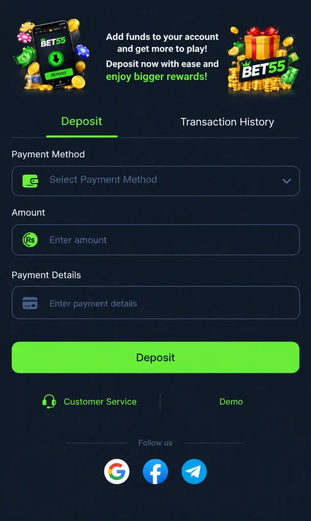 Bet55 Deposit
